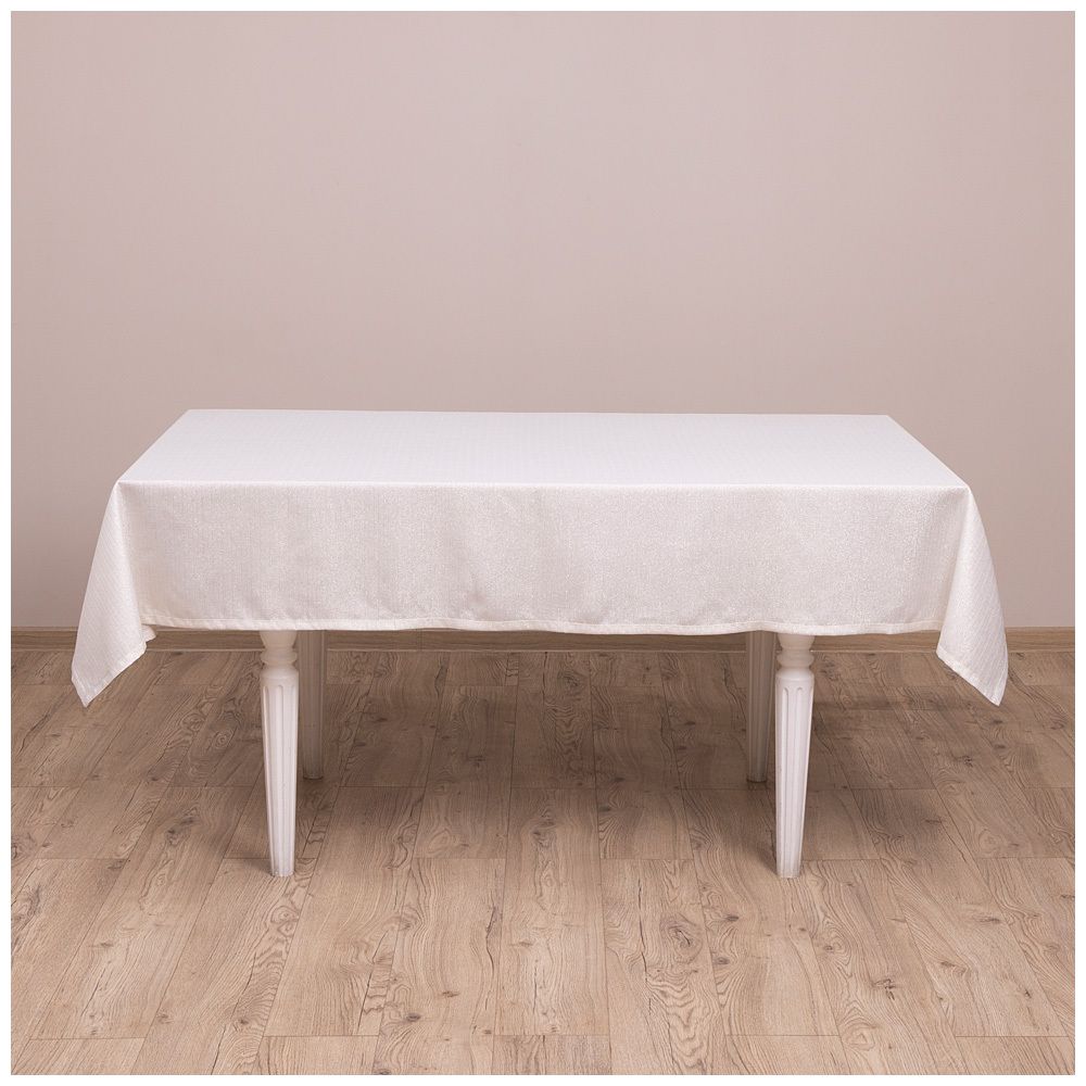 СКАТЕРТЬ ОРГАНЗА ЗОЛОТО 140Х140СМ ЕВРОУГОЛОК 100% ПОЛИЭСТЕР