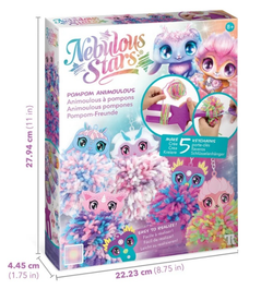 Набор для творчества Nebulous Star серия Paloma для создания поделок с цветными помпонами