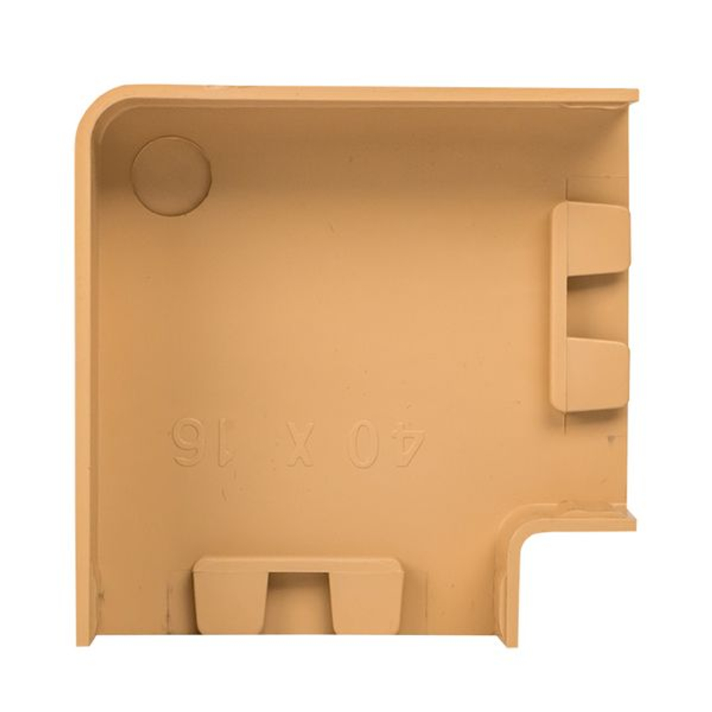 Поворот 90 гр. (40x16) (4 шт) светлое дерево EKF-Plast