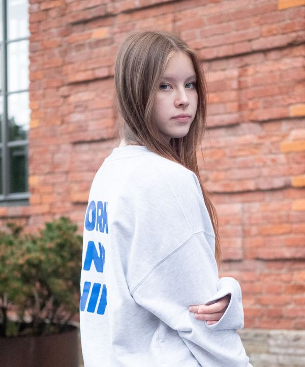 Толстовка F&K меланж серая - фото 6