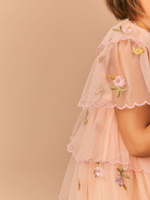 Платье для девочки Next E54-786, Персиковый