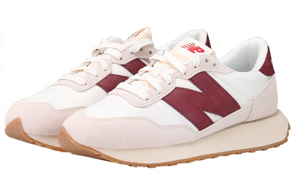 New Balance 237 White Burgundy
