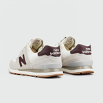 кроссовки New Balance 574 Beige White Wmns