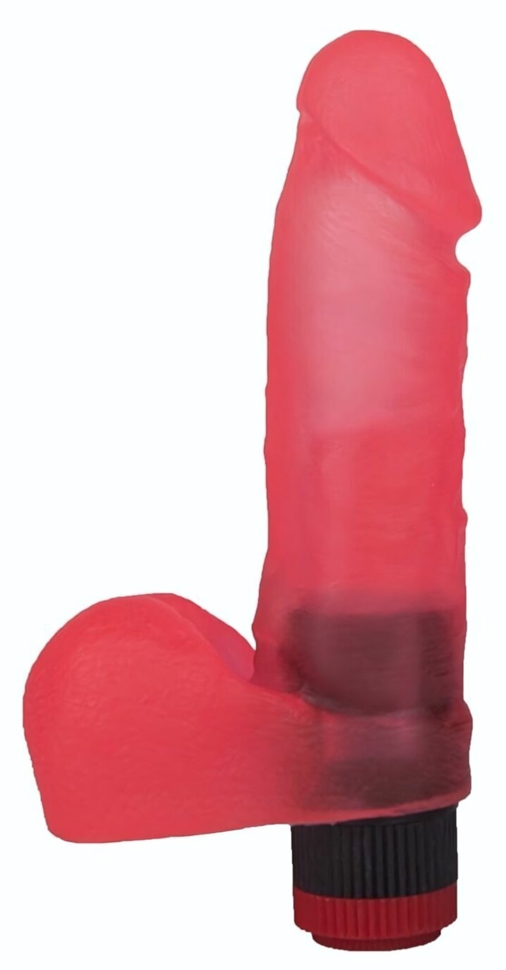 Розовый вибромассажёр в форме фаллоса - 16 см. (Цвет: розовый)