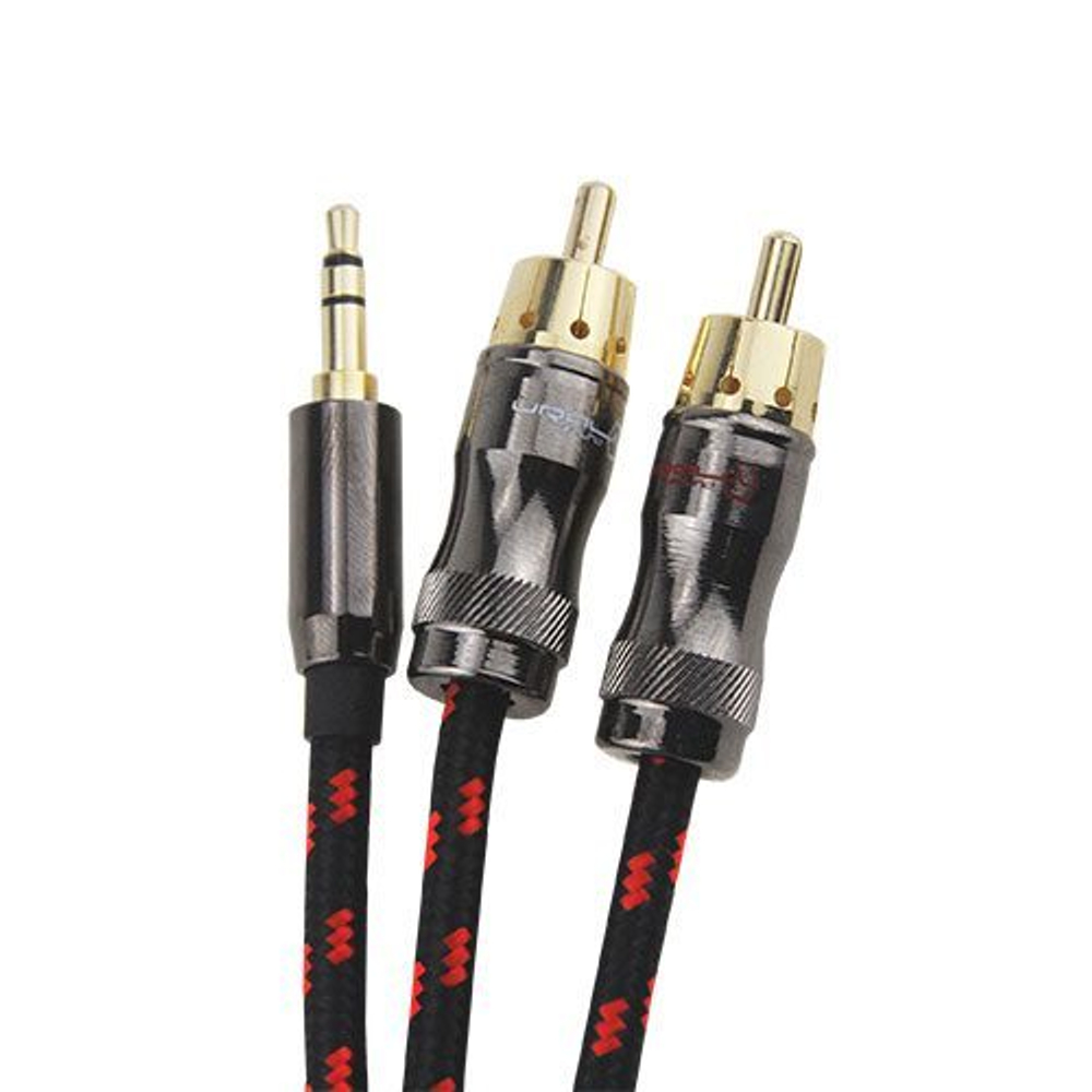 AUX - провод Ural Mini Jack- 2RCA 15 - BUZZ Audio