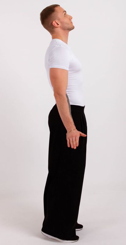 Брюки широкие IMBA микровельвет