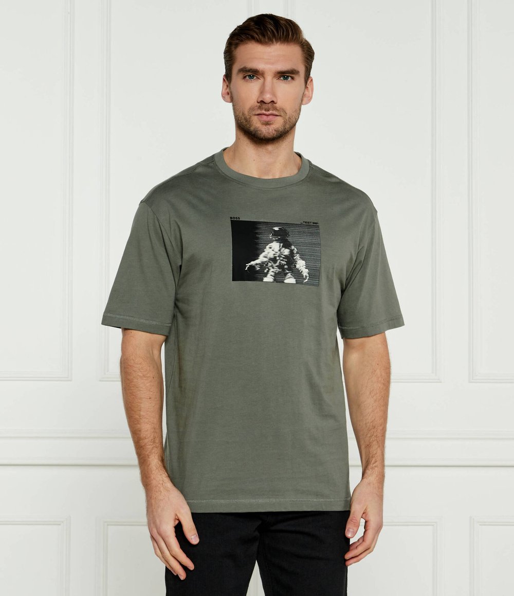 Футболка Astronaut BOSS ORANGE - серый(50528209)