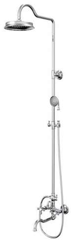 Смеситель GAPPO G2489 душевая система, смеситель, хром, излив