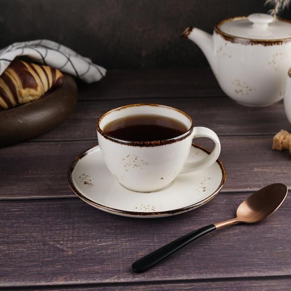 Блюдце d 15 см чайное для чашки арт. 81221688/81221689 Grace Noble [6]