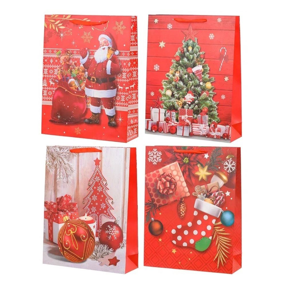 Подарочный пакет Basir, серия "Зима", глянцевый, цветной с рисунком ассорти, размер 43*14*55 см Подарочный пакет Basir, серия "Зима", глянцевый, цветной с рисунком ассорти, размер 43*14*55 см