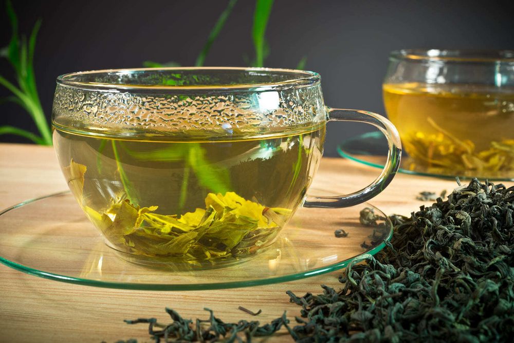 Чай зеленый Shennun с лимоном 200 г, 2 шт
