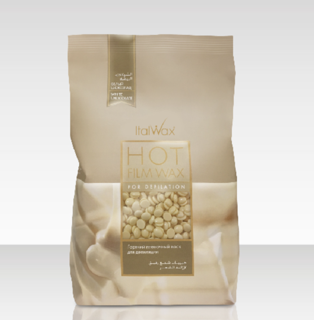 ItalWax Горячий пленочный воск для депиляции Белый шоколад в гранулах, 500гр