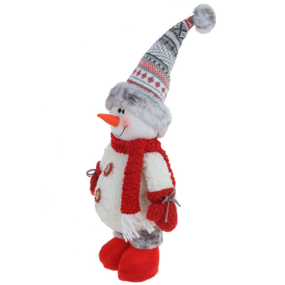 GAEM Игрушка набивная "Снеговик", L19 W12 H50 см, 2в.
