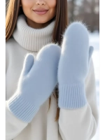 Варежки зимние теплые пушистые ангора