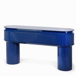 Консоль Salem 160х40 см, синий глянец