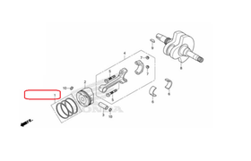 13011-KTW-900. RING SET, PISTON (STD.)