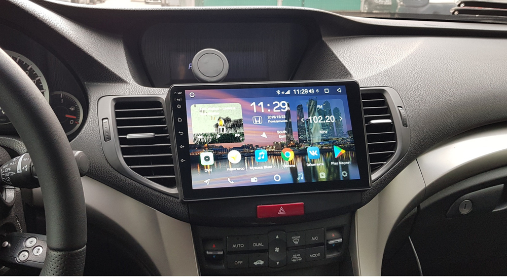 Магнитола для Honda Accord 2008-2012 - Carmedia OL-9641 QLed, Android 12, TS10, CarPlay, 4G SIM-слот