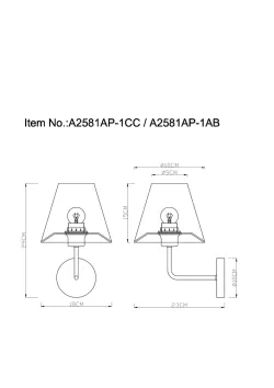 Бра Arte Lamp ELBA