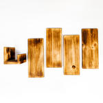 Деревянные разделочные доски 4 шт. на подставке из сибирского кедра RDN8