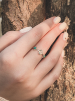 Кольцо ПАРАД ПЛАНЕТ, серебро/бирюза/голубой топаз