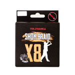 Леска плетеная Carp Hammer "Shock Braid X8" 100м/0.37мм 60LB цв. черный