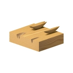 Диск пильный 100x22x8/6 18° R30 Z=4 CMT 240.004.04