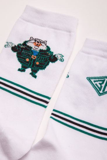 Носки ЗАПОРОЖЕЦ Тайна Третьей Планеты Весельчак У (Белый (Белый)