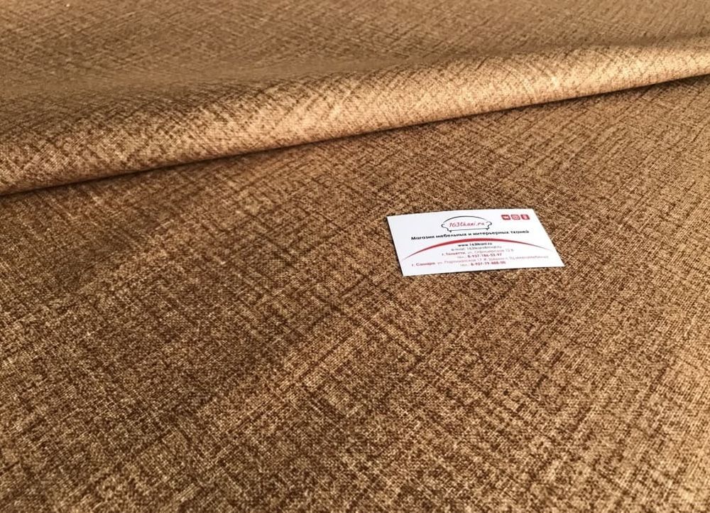 Велюр Принт 106 темный бежевый