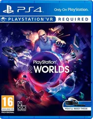 PS4 PlayStation VR Worlds (только для PS VR) (Б/У, Полностью на русском языке, CUSA-01690)