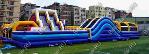 Надувной комплекс "Просторы для забав" 32,5*21,6*5 м