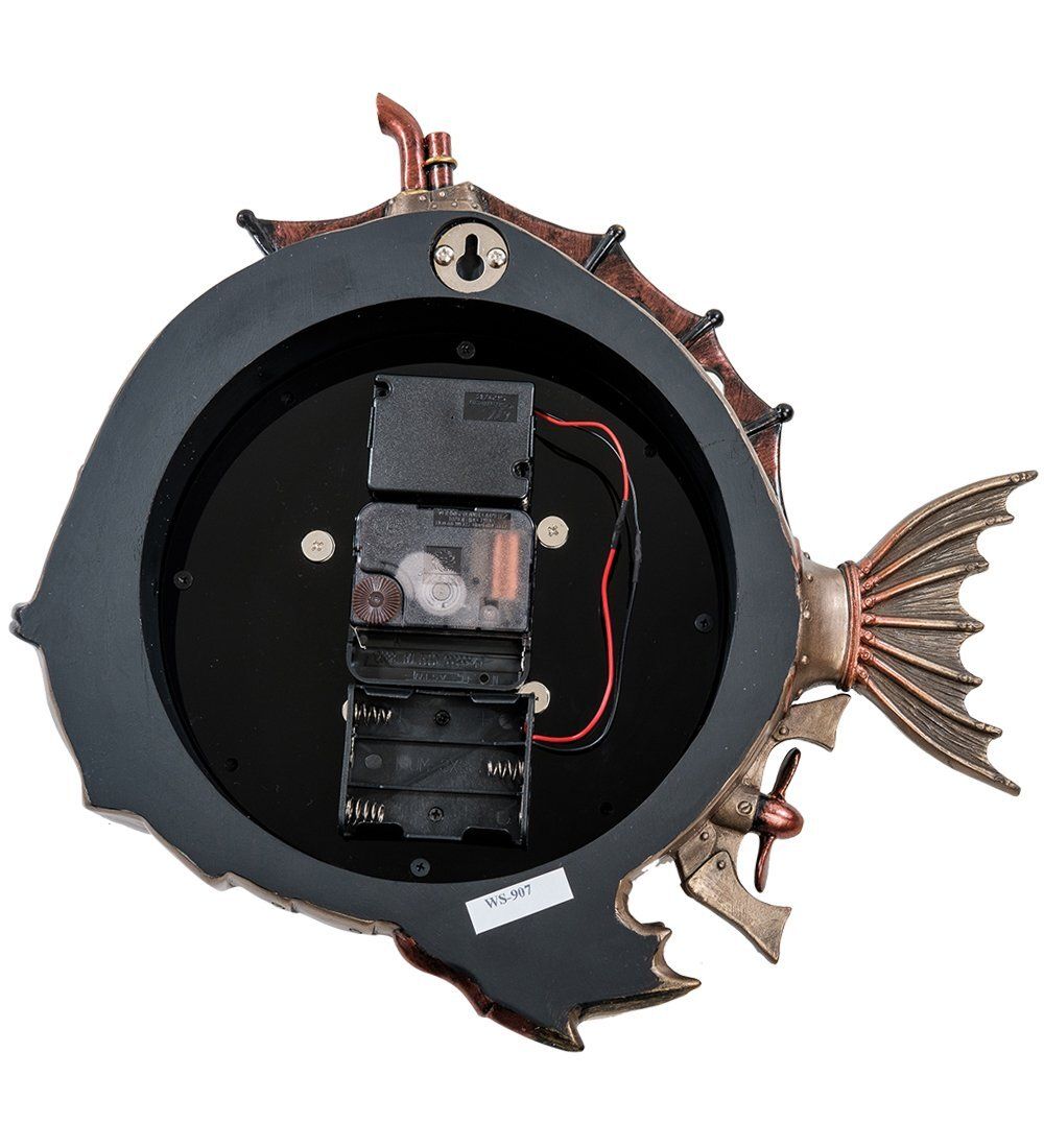 Veronese WS-907 Статуэтка-часы в стиле Стимпанк «Рыба»