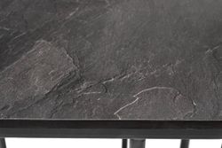 "Женева" интерьерный стол из HPL шестиугольный, D40, H55, цвет "серый гранит"