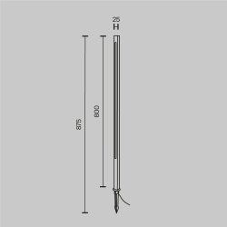 Ландшафтный светильник Outdoor O440FL-L12GF3K