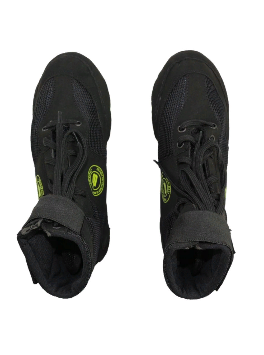 Борцовки BoyBo Fusion, черно-зелёные