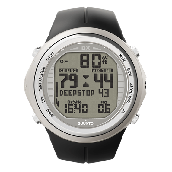 Декомпрессиметр Suunto DX Silver Elastomer