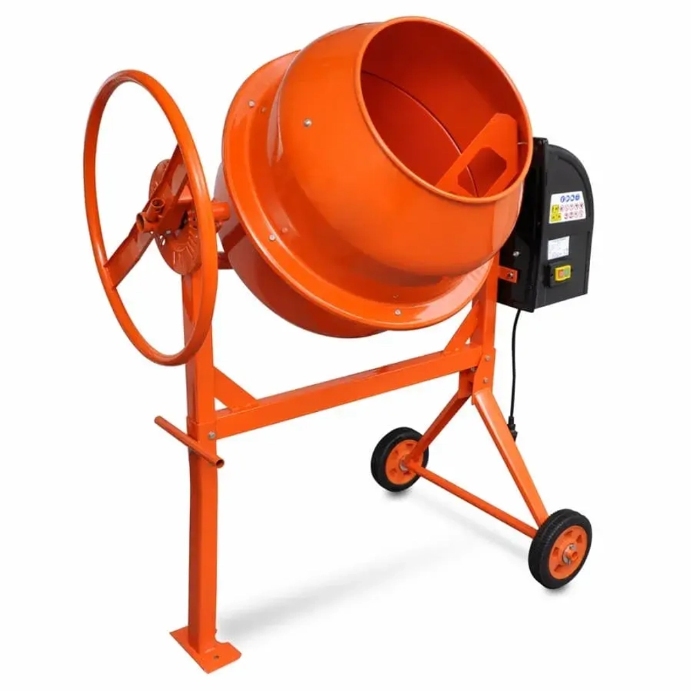 Бетономешалка FEST CM-140 (550 Вт, 140 л, объем готового раствора 60 л, венец-чугун) / бетоносмеситель электрический / набор инструментов для ремонта и строительства
