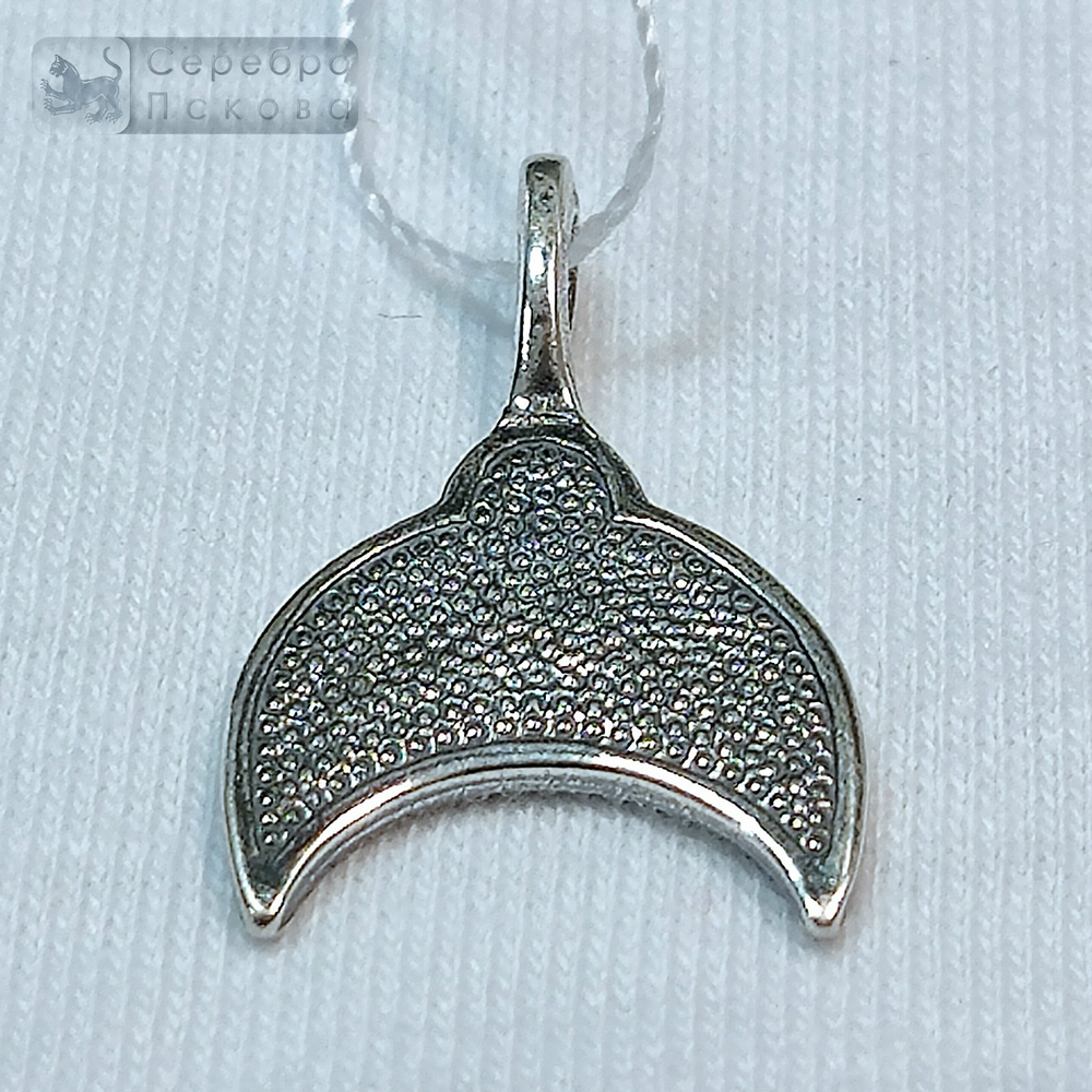 Подвеска "Лунница с птичками" горячая эмаль мал.