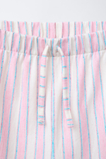 Брюки wide leg в полоску