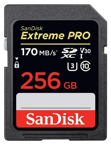 Sandisk Extreme Pro SDXC UHS-I 170MB/s 256Gb