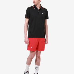 Мужское теннисное поло Australian Serve In Ace Polo Men - Black, Multicoloured