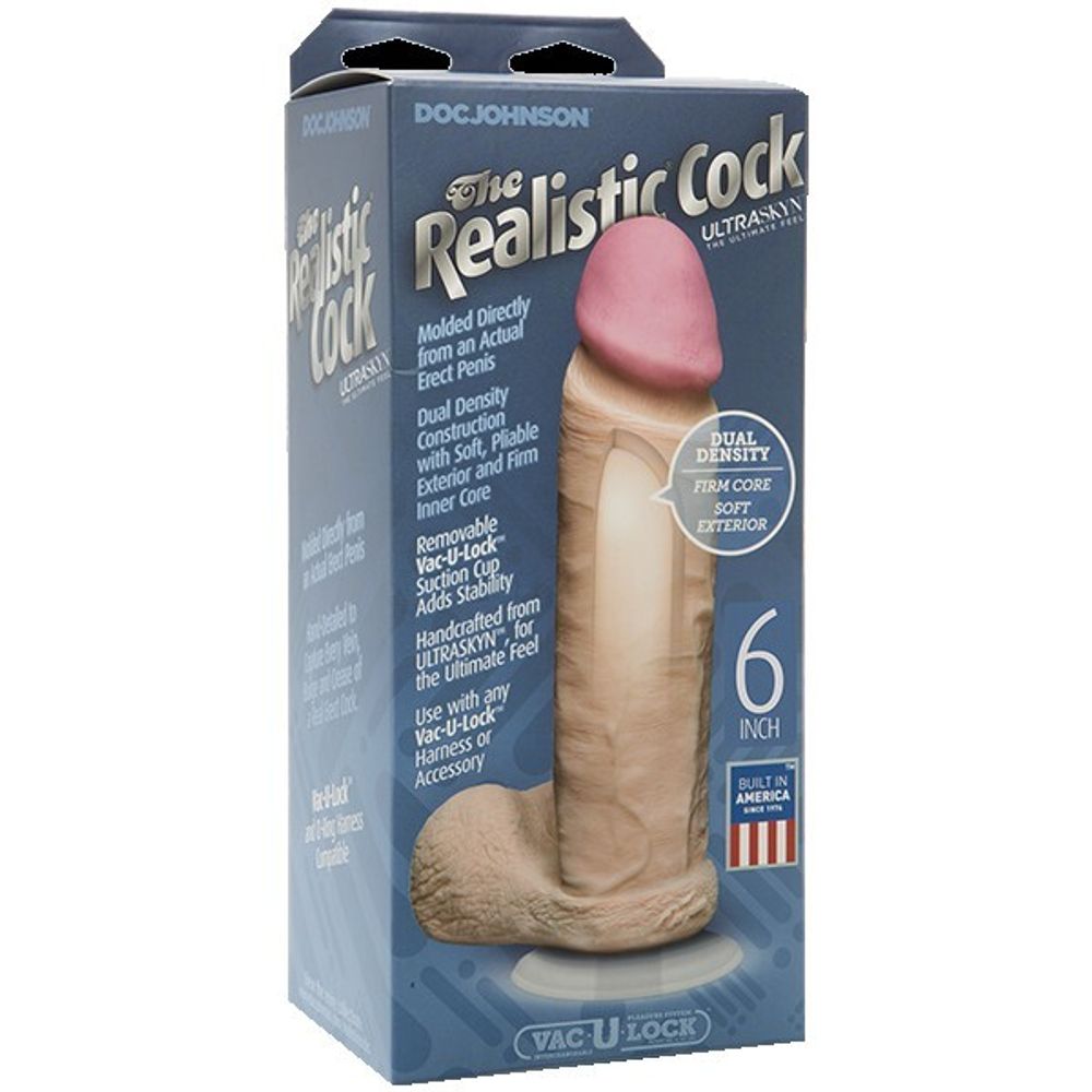 276-01 BX DJ / Реалистик Ultra Skin 6 Realistic Cock