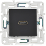 SKANDY Розетка HDMI SK-H01Bl черный IEK