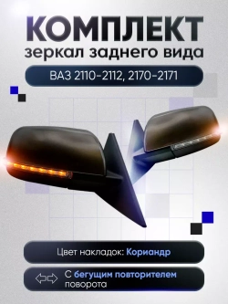 Зеркала ваз 2110-2112 2170-2171 Наружная регулировка