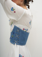 Корсет джинсовый PROVENCE, голубой