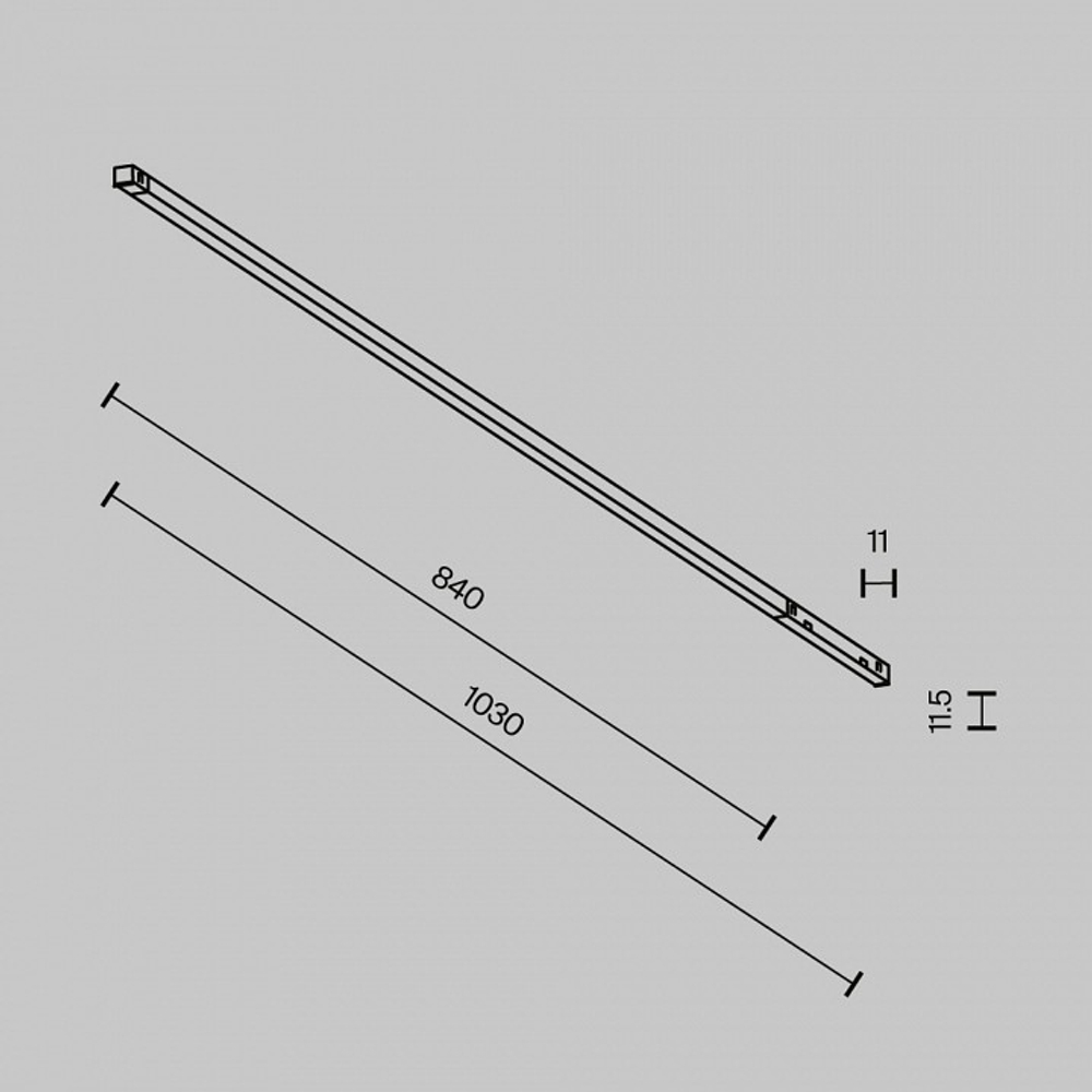Накладной светильник Maytoni Technical Basis TR240-4-18WTW-DD2-B