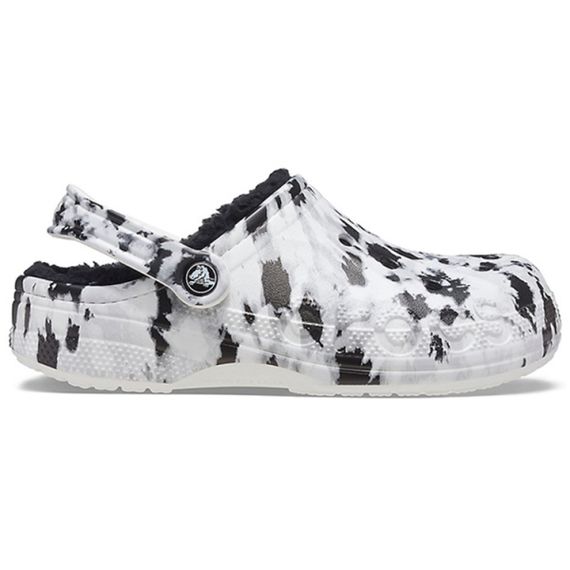 Crocs Baya Lined Clog 'White Gray'