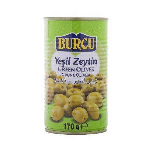 Оливки BURCU зеленые с косточкой 170 г