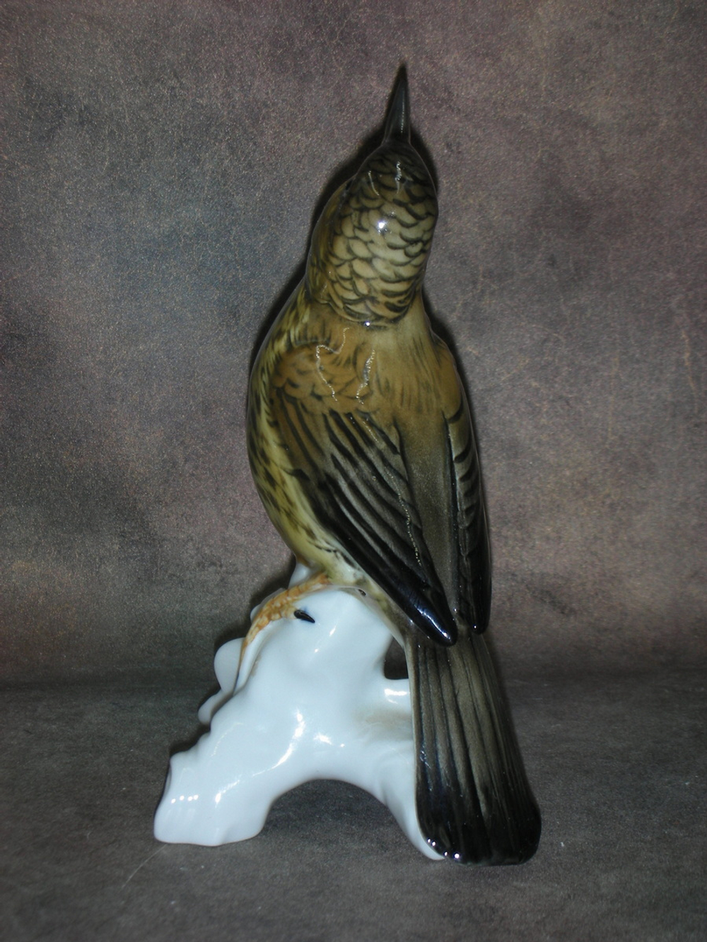 Статуэтка. Фарфор. Птица Дрозд. Karl ENS. Германия