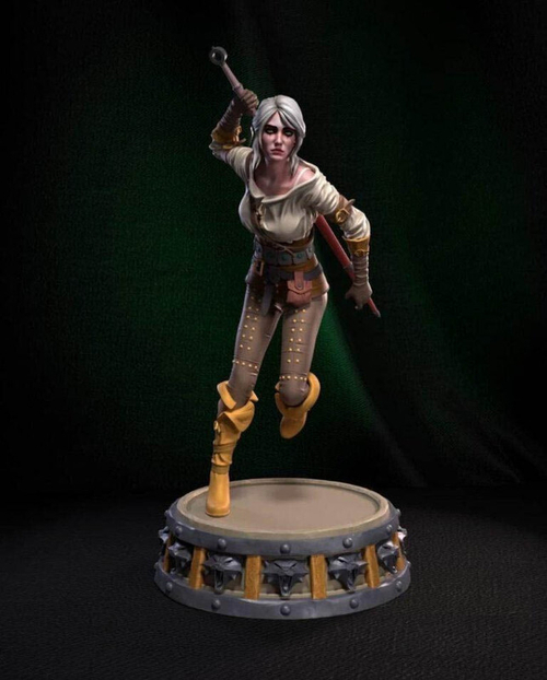 Ciri Цири Ведьмак Геральт Ведьмак Geralt of Rivia witcher Коллекционная Фигурка Аниме