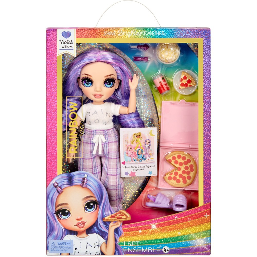 Rainbow High Junior - Модная кукла Violet Willow (фиолетовый) PJ Party 503705 / артикул   120360 503705  / GTIN 035051503705